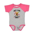 thumbnail image 1 of Inktastic Artist Just A Girl Who Loves Art Girls Baby Bodysuit, 1 of 5
