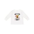 thumbnail image 1 of Inktastic Artist Just a Girl Who Loves Art Girls Long Sleeve Toddler T-Shirt, 1 of 5