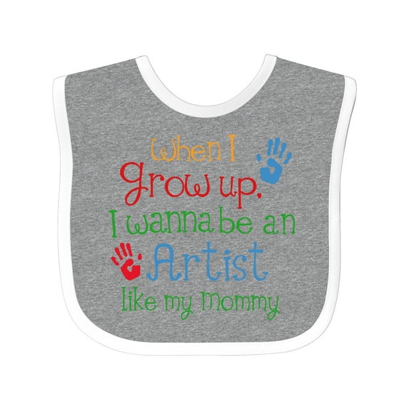 Inktastic Artist Like Mommy Boys or Girls Baby Bib