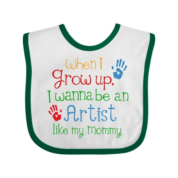 Inktastic Artist Like Mommy Boys or Girls Baby Bib