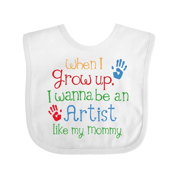Inktastic Artist Like Mommy Boys or Girls Baby Bib