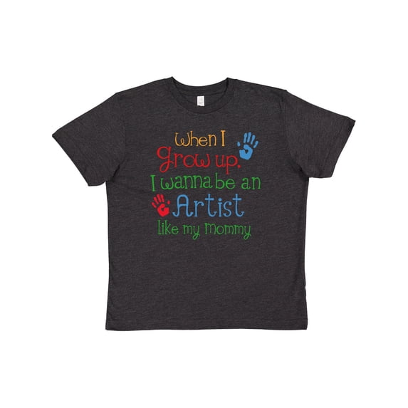Inktastic Artist Like Mommy Youth T-Shirt