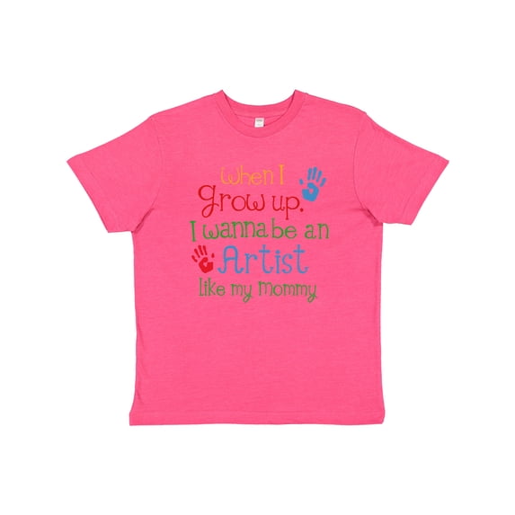Inktastic Artist Like Mommy Youth T-Shirt