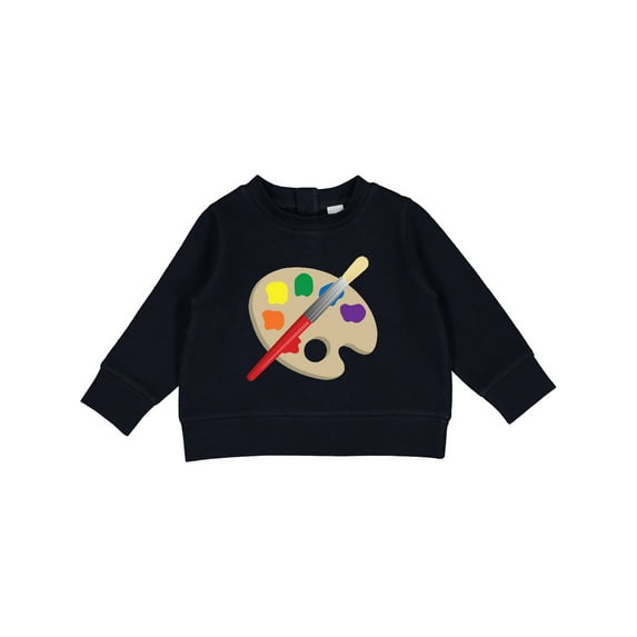 Inktastic Artist Palette and Brush Baby Sweatshirt