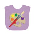 thumbnail image 1 of Inktastic Artist Palette and Brush Boys or Girls Baby Bib, 1 of 4