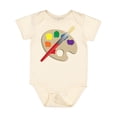 thumbnail image 1 of Inktastic Artist Palette and Brush Boys or Girls Baby Bodysuit, 1 of 5