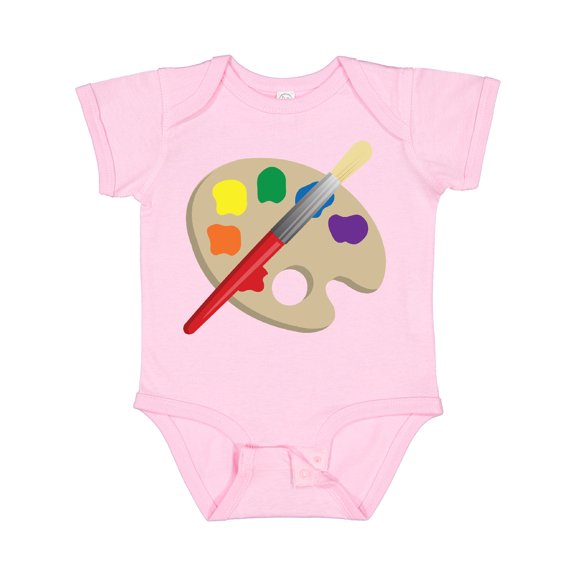 Inktastic Artist Palette and Brush Boys or Girls Baby Bodysuit