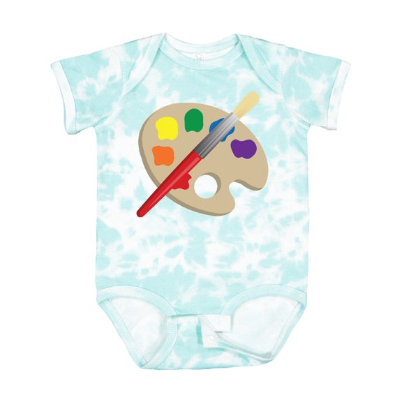 Inktastic Artist Palette and Brush Boys or Girls Baby Bodysuit