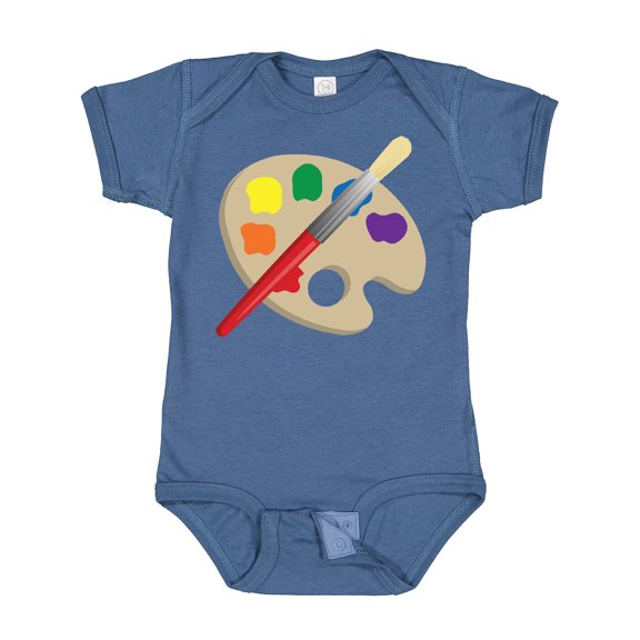 Inktastic Artist Palette and Brush Boys or Girls Baby Bodysuit