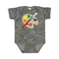 thumbnail image 1 of Inktastic Artist Palette and Brush Boys or Girls Baby Bodysuit, 1 of 5