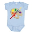 thumbnail image 1 of Inktastic Artist Palette and Brush Boys or Girls Baby Bodysuit, 1 of 5