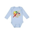 thumbnail image 1 of Inktastic Artist Palette and Brush Boys or Girls Long Sleeve Baby Bodysuit, 1 of 5