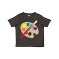 thumbnail image 1 of Inktastic Artist Palette and Brush Boys or Girls Toddler T-Shirt, 1 of 5