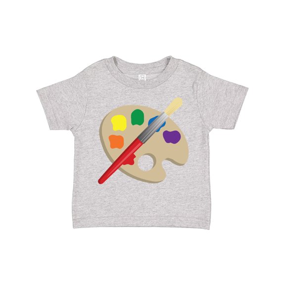 Inktastic Artist Palette and Brush Boys or Girls Toddler T-Shirt