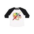 thumbnail image 1 of Inktastic Artist Palette and Brush Boys or Girls Toddler T-Shirt, 1 of 5