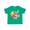 thumbnail image 1 of Inktastic Artist Palette and Brush Boys or Girls Toddler T-Shirt, 1 of 5
