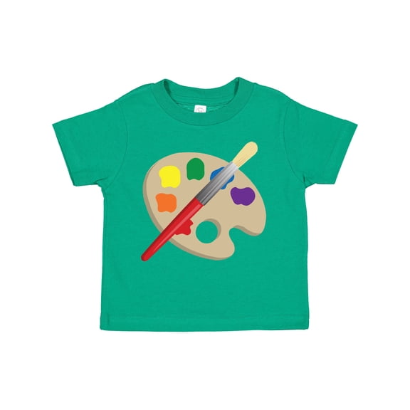 Inktastic Artist Palette and Brush Boys or Girls Toddler T-Shirt
