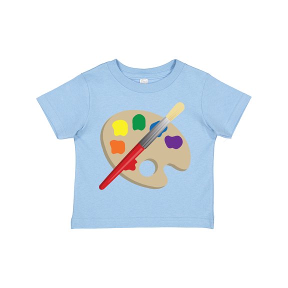 Inktastic Artist Palette and Brush Boys or Girls Toddler T-Shirt