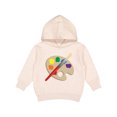 thumbnail image 1 of Inktastic Artist Palette and Brush Toddler Hoodie, 1 of 4