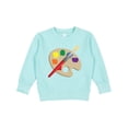 thumbnail image 1 of Inktastic Artist Palette and Brush Toddler Sweatshirt, 1 of 4