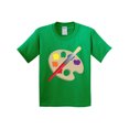 thumbnail image 1 of Inktastic Artist Palette and Brush Youth T-Shirt, 1 of 5