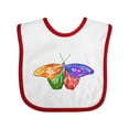 thumbnail image 1 of Inktastic Artistic Butterfly Boys or Girls Baby Bib, 1 of 4