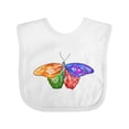 thumbnail image 1 of Inktastic Artistic Butterfly Boys or Girls Baby Bib, 1 of 4