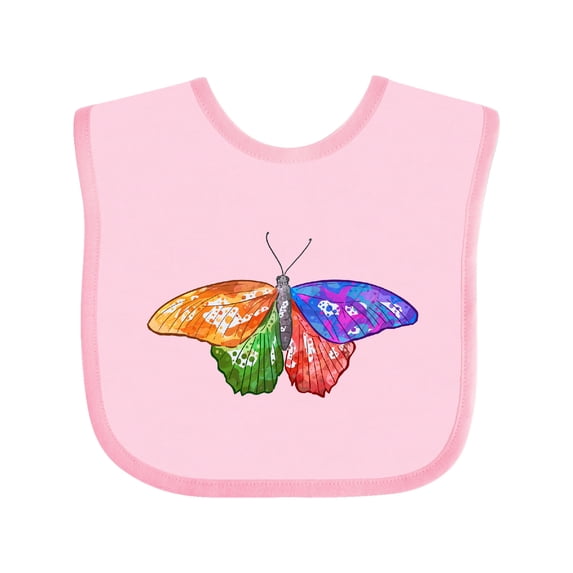 Inktastic Artistic Butterfly Boys or Girls Baby Bib