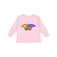 thumbnail image 1 of Inktastic Artistic Butterfly Boys or Girls Long Sleeve Toddler T-Shirt, 1 of 5