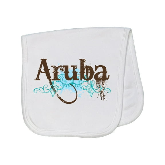Inktastic Aruba Baby Burp Cloth