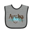 thumbnail image 1 of Inktastic Aruba Boys or Girls Baby Bib, 1 of 4