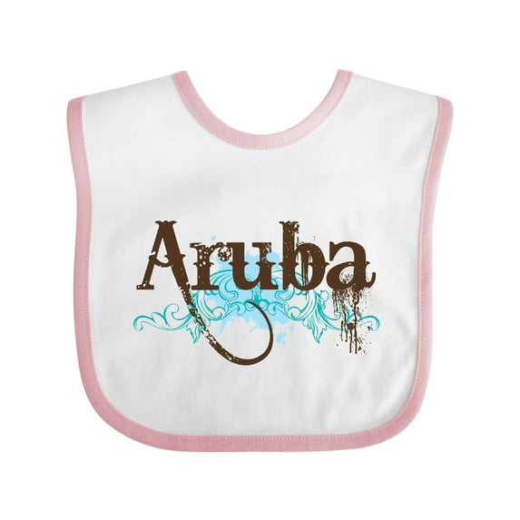 Inktastic Aruba Boys or Girls Baby Bib