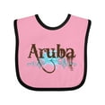 thumbnail image 1 of Inktastic Aruba Boys or Girls Baby Bib, 1 of 4