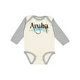 thumbnail image 1 of Inktastic Aruba Boys or Girls Long Sleeve Baby Bodysuit, 1 of 5