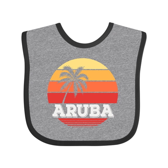 Inktastic Aruba Vacation Boys or Girls Baby Bib