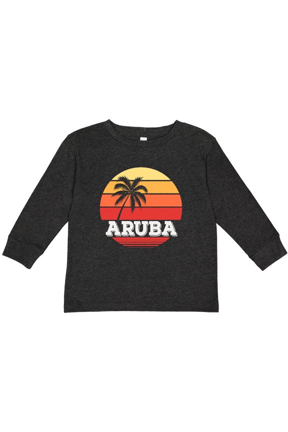 Aruba Vacation Boys or Girls Long Sleeve Toddler T-Shirt