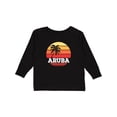 thumbnail image 1 of Inktastic Aruba Vacation Boys or Girls Long Sleeve Toddler T-Shirt, 1 of 5
