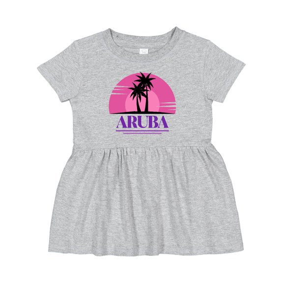 Inktastic Aruba Vacation Cruise Girls Baby Dress