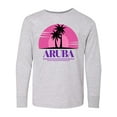 thumbnail image 1 of Inktastic Aruba Vacation Cruise Long Sleeve Youth T-Shirt, 1 of 5