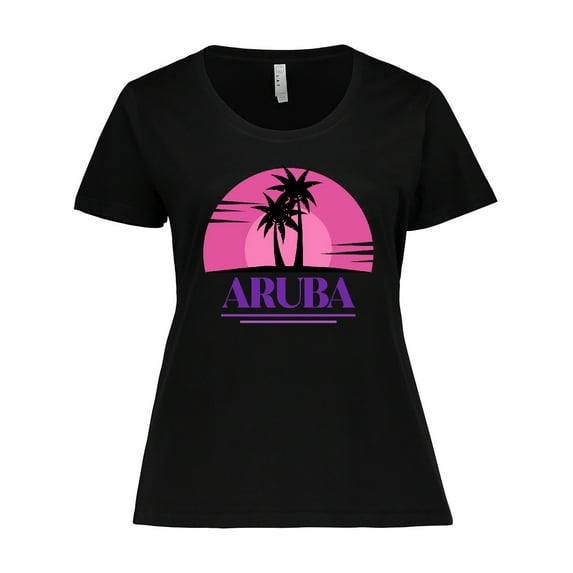 Inktastic Aruba Vacation Cruise Women's Plus Size T-Shirt
