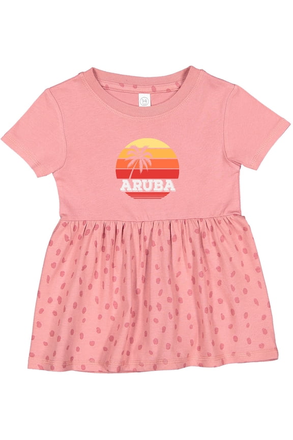 Aruba Vacation Girls Baby Dress