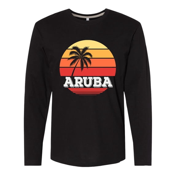 Inktastic Aruba Vacation Long Sleeve T-Shirt