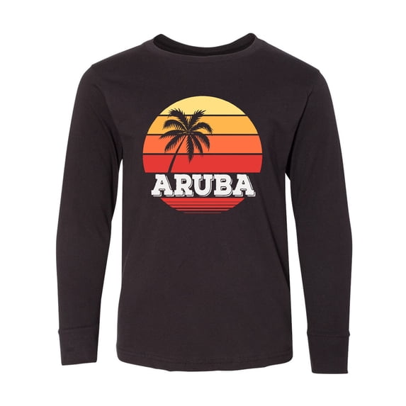 Inktastic Aruba Vacation Long Sleeve Youth T-Shirt