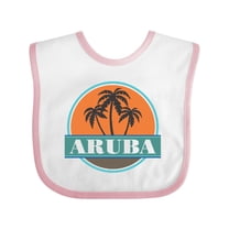 Inktastic Aruba Vacation Sunset Boys or Girls Baby Bib