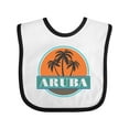 thumbnail image 1 of Inktastic Aruba Vacation Sunset Boys or Girls Baby Bib, 1 of 4