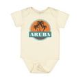 thumbnail image 1 of Inktastic Aruba Vacation Sunset Boys or Girls Baby Bodysuit, 1 of 5