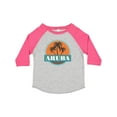 thumbnail image 1 of Inktastic Aruba Vacation Sunset Boys or Girls Toddler T-Shirt, 1 of 5