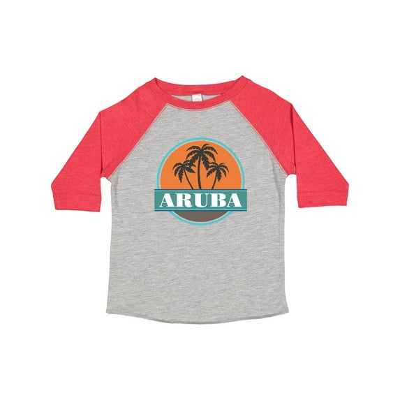 Inktastic Aruba Vacation Sunset Boys or Girls Toddler T-Shirt