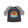 thumbnail image 1 of Inktastic Aruba Vacation Sunset Women's Plus Size T-Shirt, 1 of 5