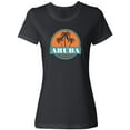 thumbnail image 1 of Inktastic Aruba Vacation Sunset Women's T-Shirt, 1 of 5